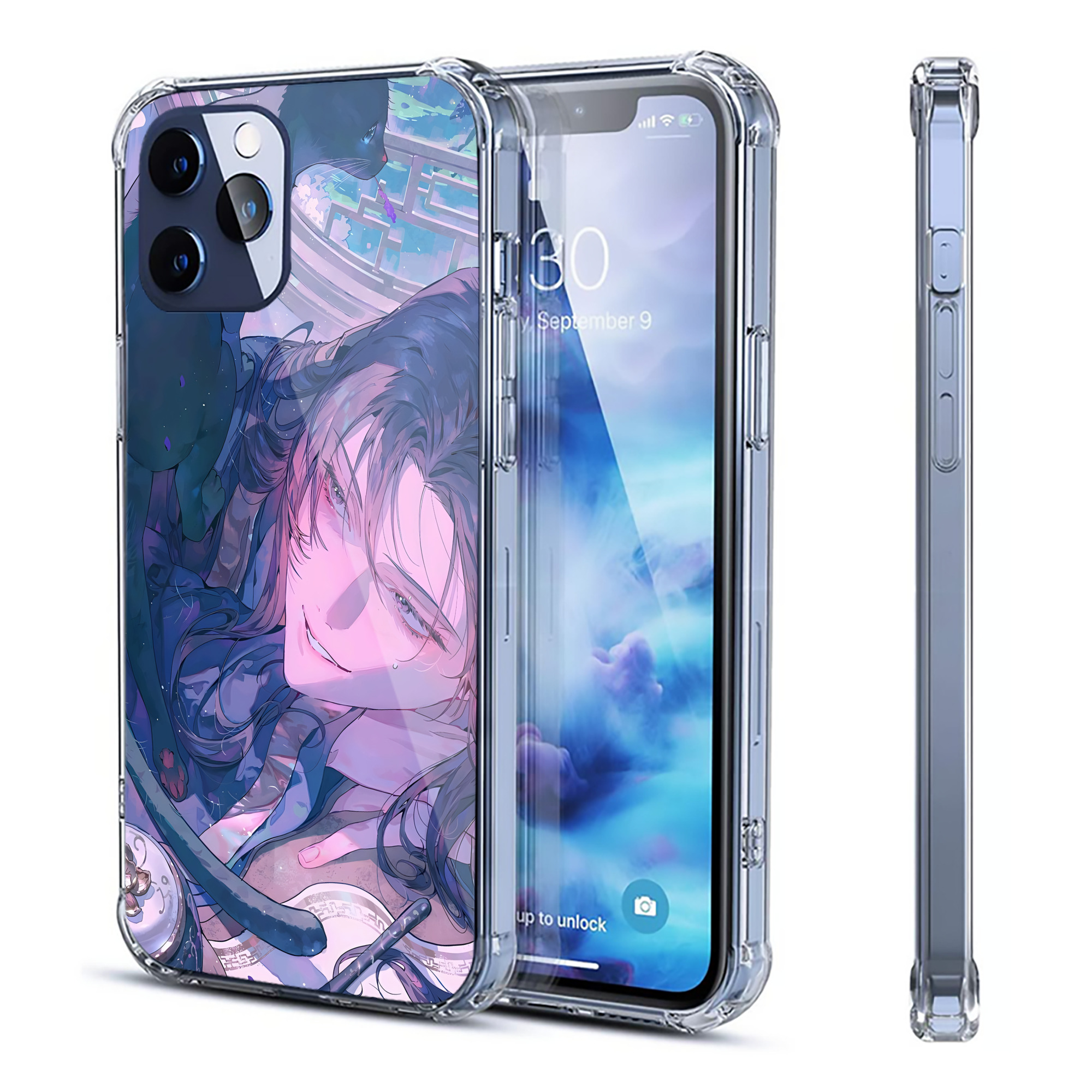 （画像用） 薬屋のひとりごと The Apothecary Diaries 【iPhone 12シリーズ対応】透明スマホケース（クリアソフトケース）